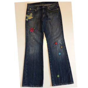 Miss Me Jeans Woodstock Embroidered 31 x 34